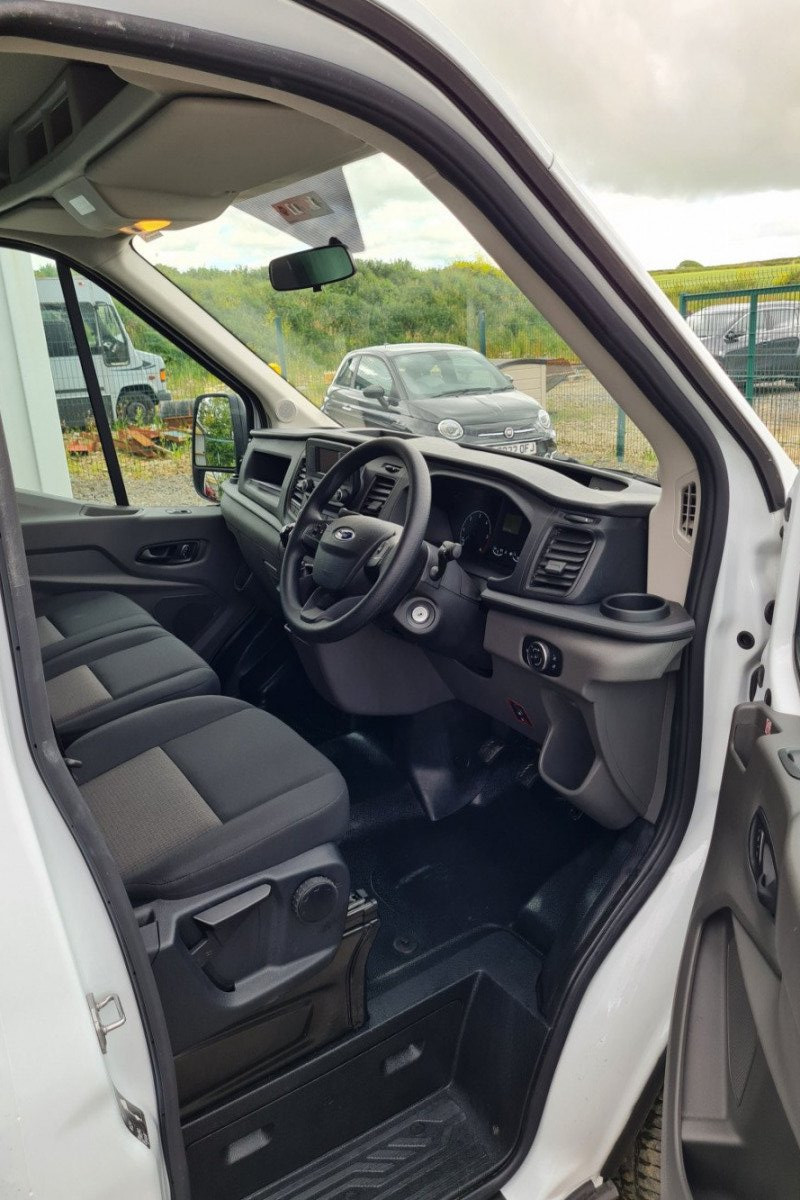 Drivers seat area of Luton Van