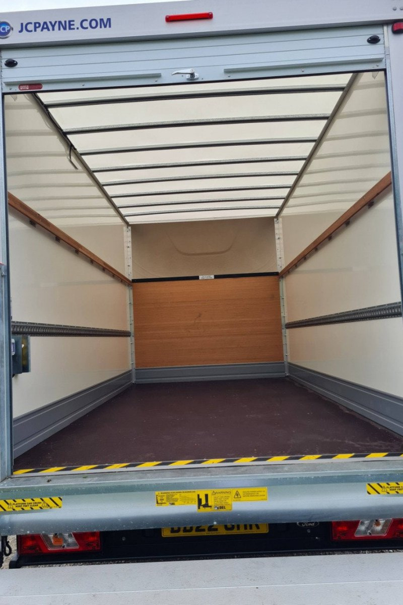 Cargo space view of Luton Van