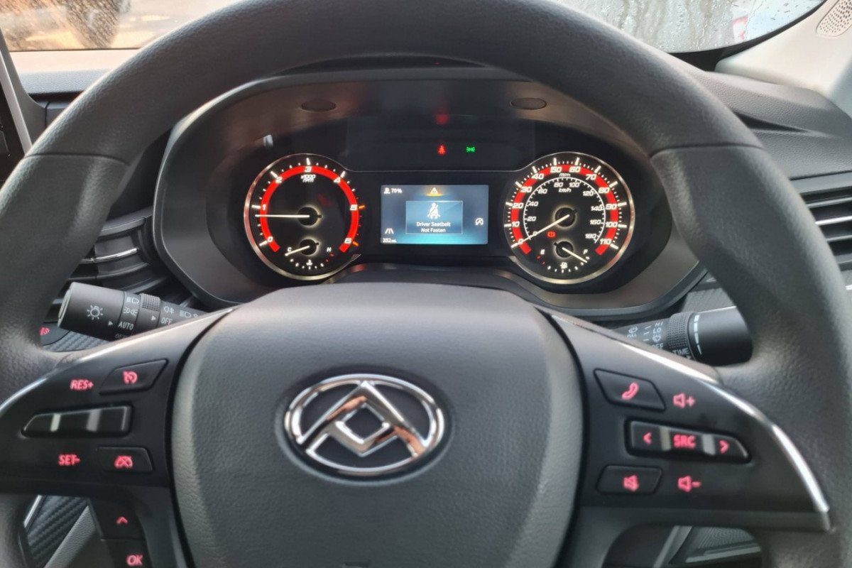 Drivers console view of LWB Maxus