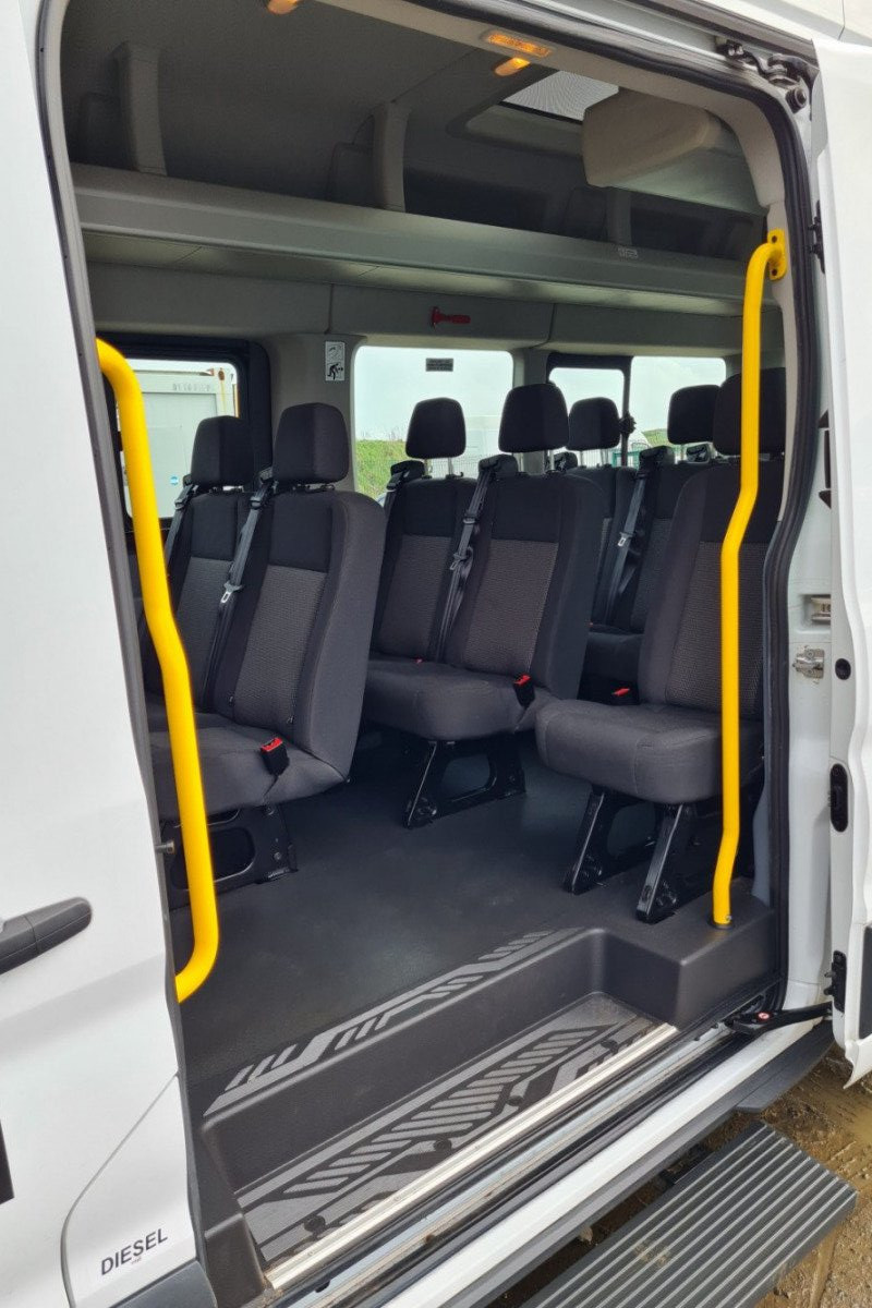 View inside of 17 Seater minibus from side door