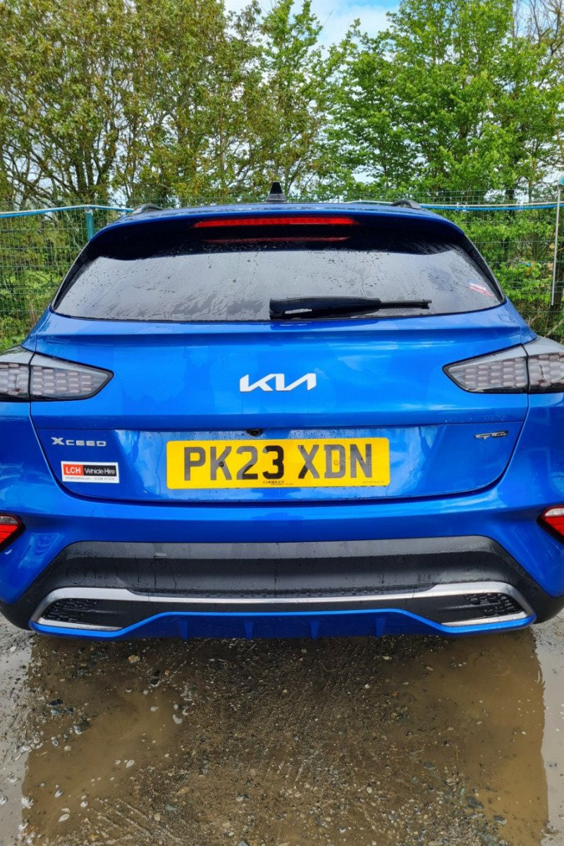 External rear view of KIA X-Ceed GT Line