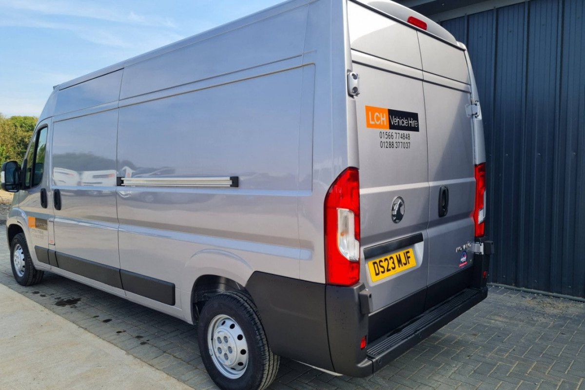 Exterior full side view of LWB Van