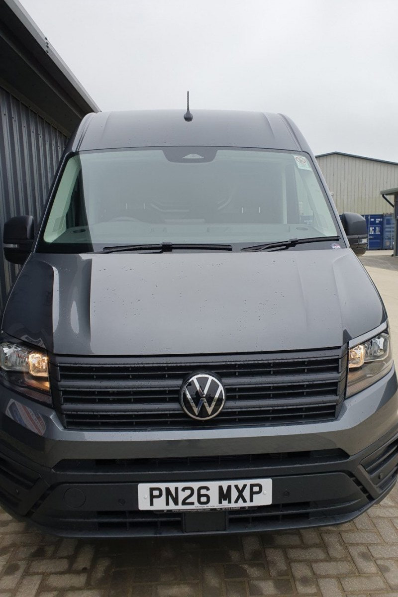 Exterior front view of LWB Van