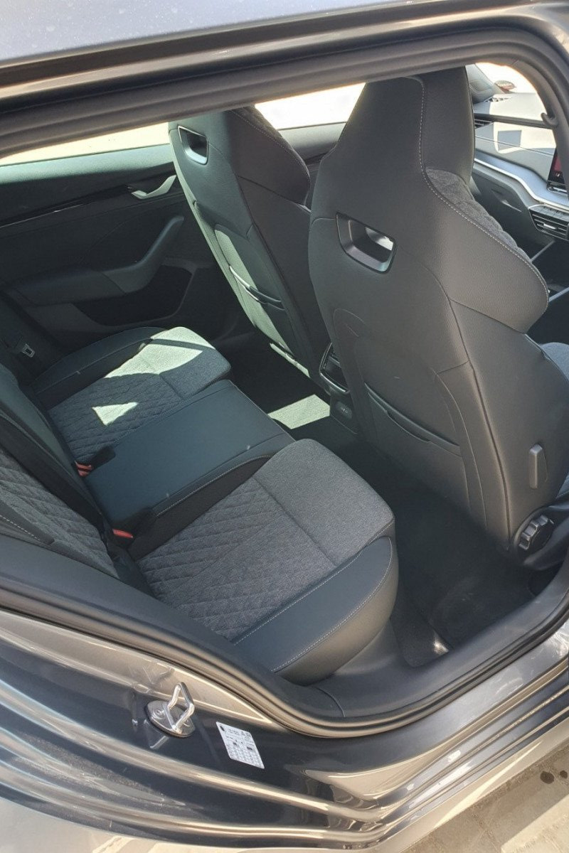 Rear seat view of Skoda Octiva Sportline