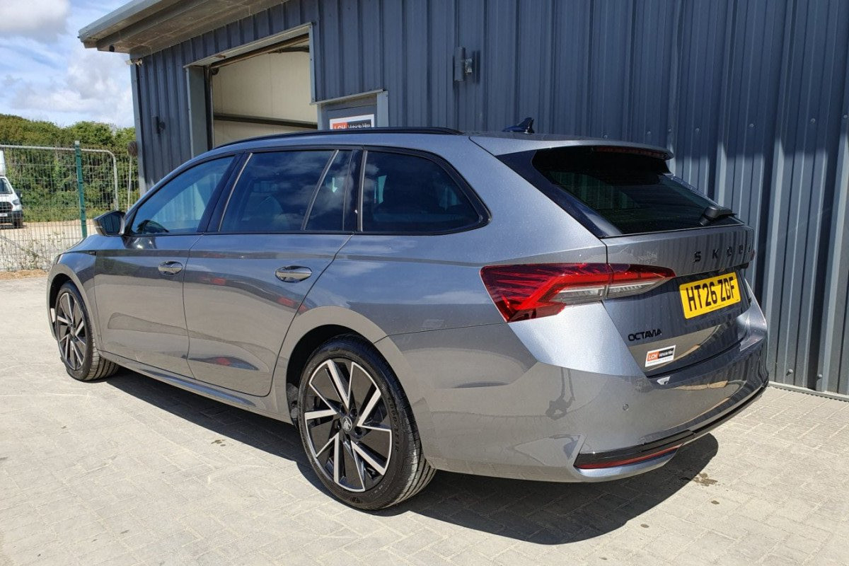 External side view of Skoda Octiva Sportline