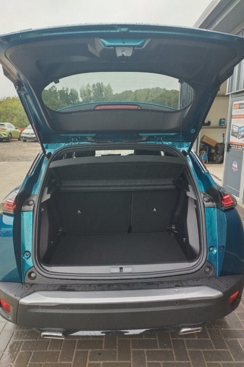 Internal rear view of Peugeot 2008